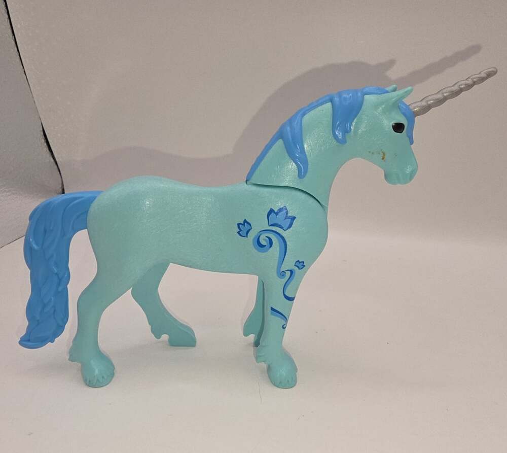 2014 Playmobil 5441 Blue Unicorn Figure Replacement